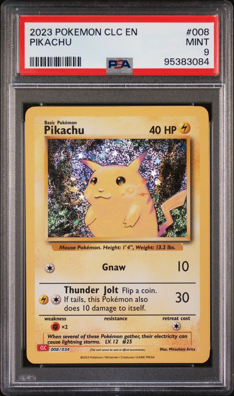 Pikachu 008/034 CLC Classic Collection PSA 9