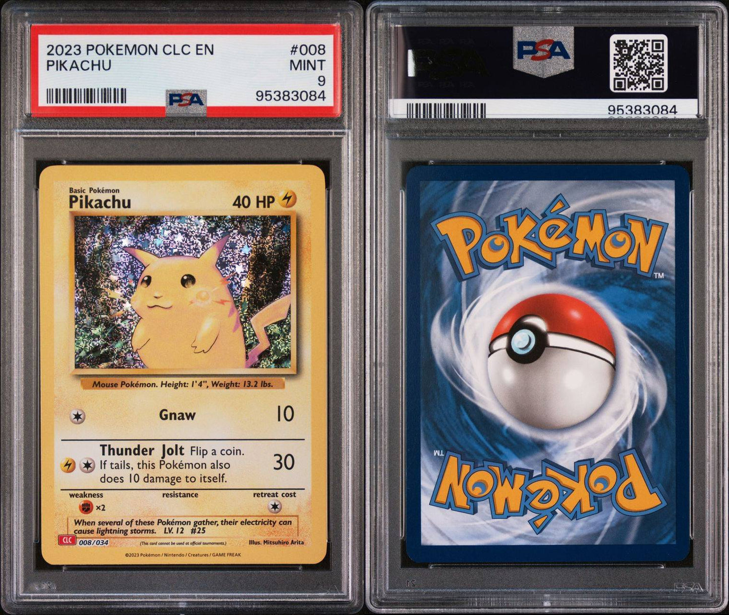 Pikachu 008/034 CLC Classic Collection PSA 9