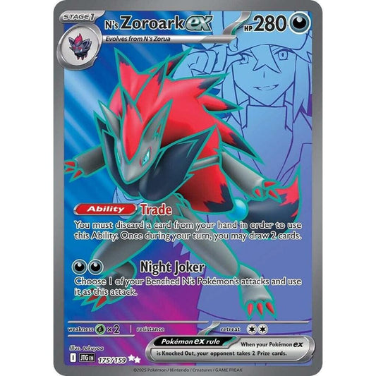 N’s Zoroark ex 175/159 Full Art Destined Rivals NM