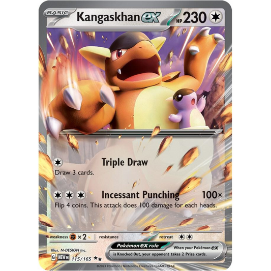 Kangaskhan ex 115/165 NM