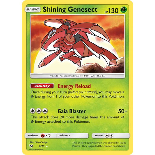 Shining Genesect 9/73 Shining Legends NM