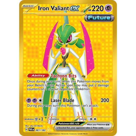 Iron Valiant ex 261/182 Hyper Rare NM