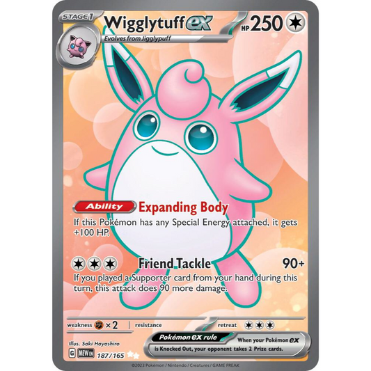 Wigglytuff ex 187/165 Full Art NM