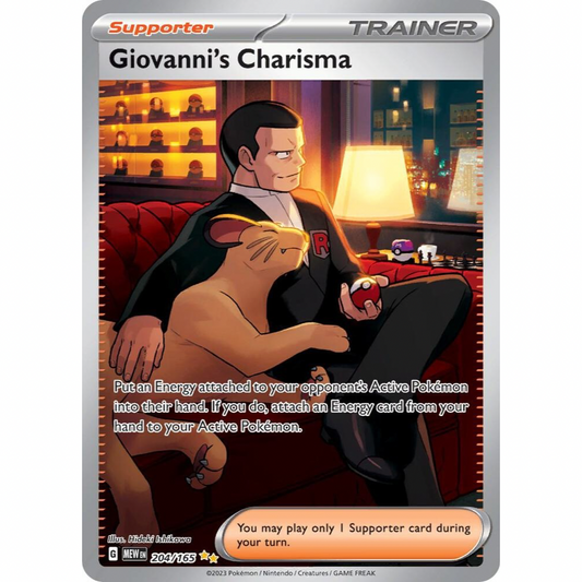 Giovanni’s Charisma 204/165 SIR NM