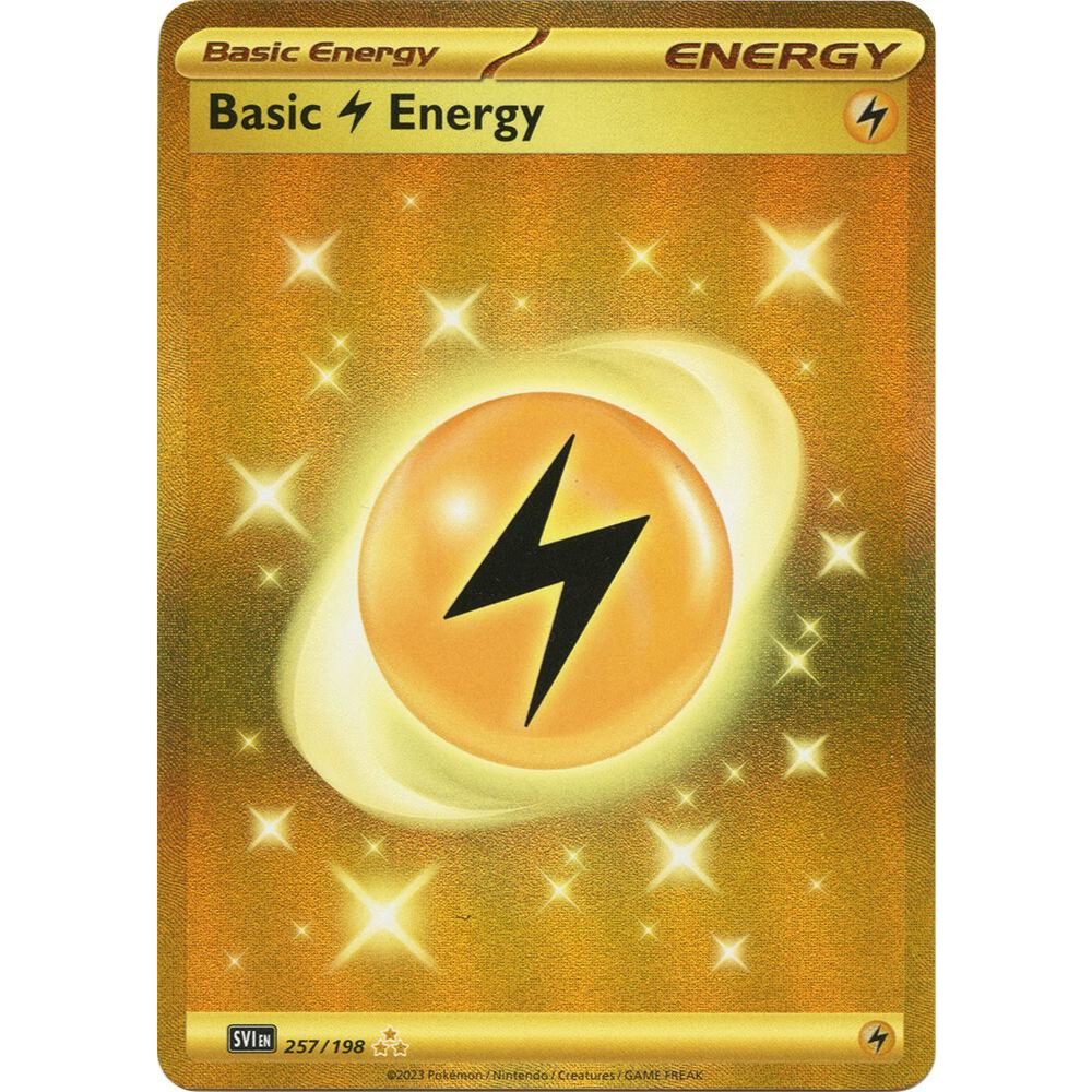 Basic Lightning Energy 257/198 Hyper Rare NM