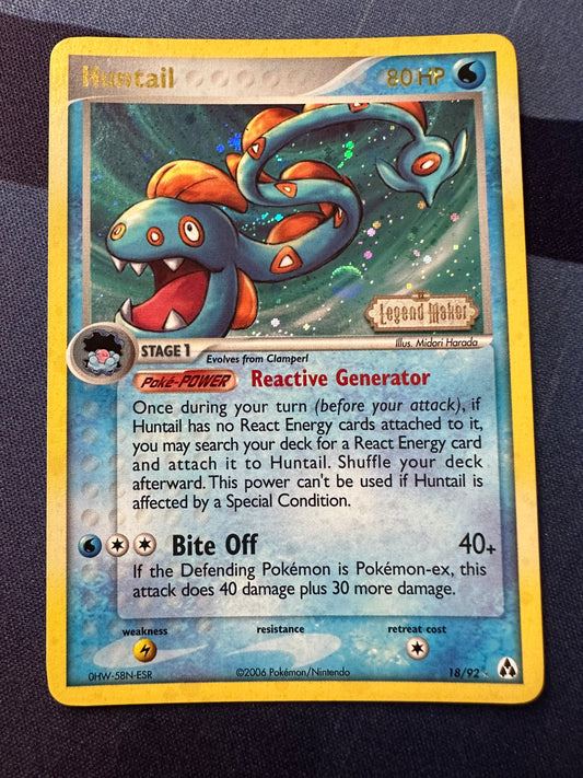 Huntail 18/92 Reverse Holo ex Legend Maker Exc