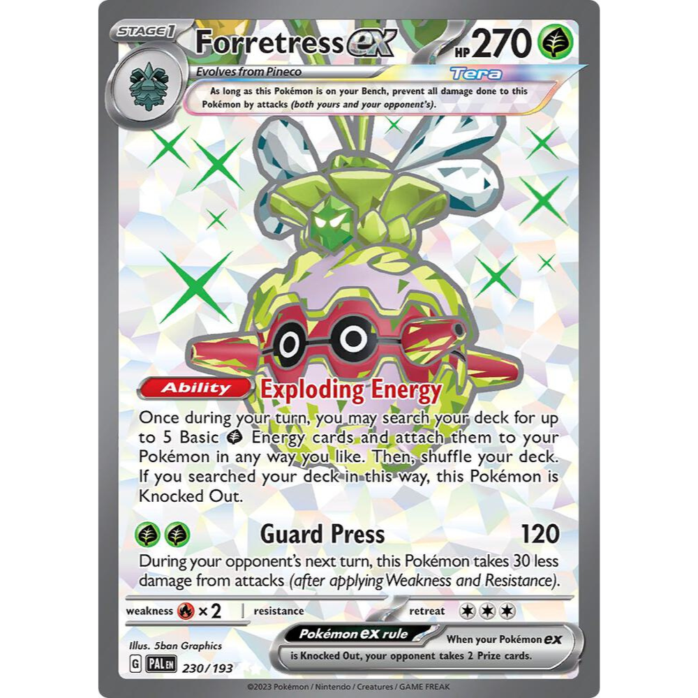 Forretress ex 230/193 Full Art NM