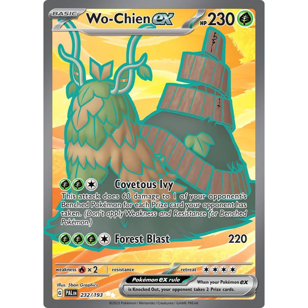 Wo-Chien ex 232/193 Full Art NM