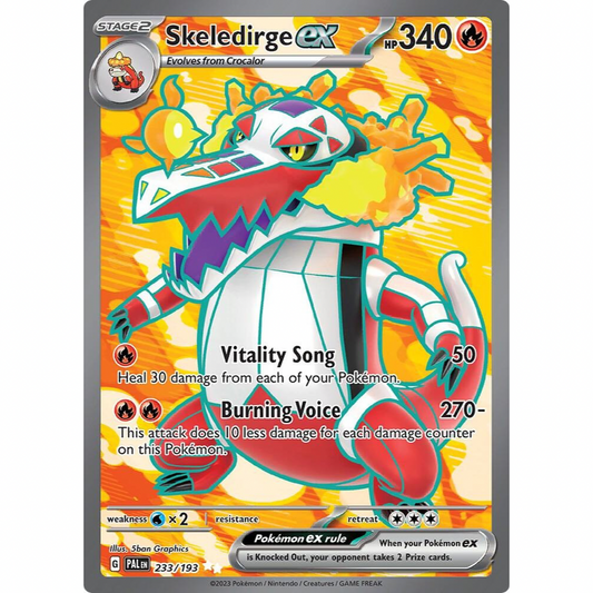 Skeledirge ex 233/193 Full Art NM