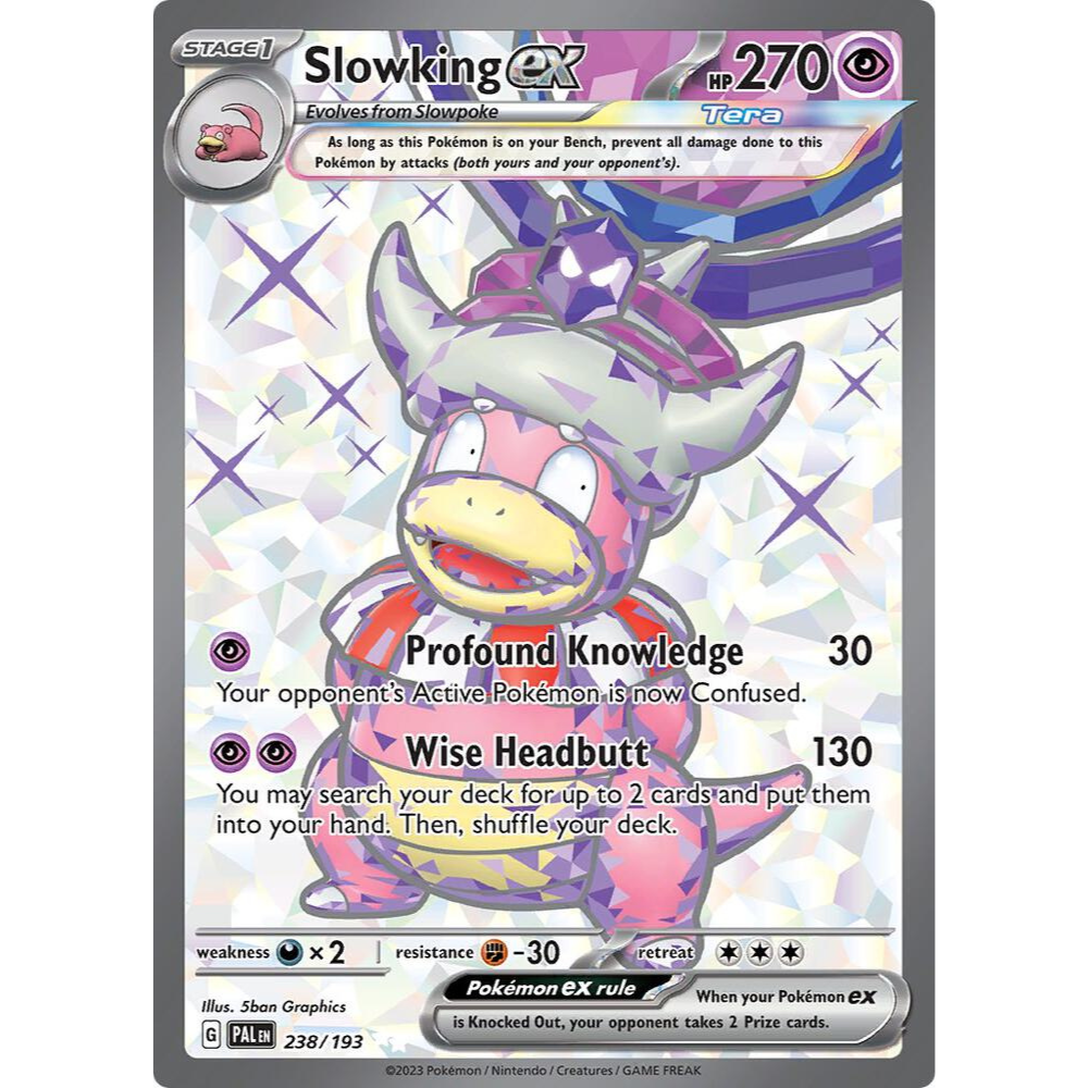 Slowking ex 238/193 Full Art NM