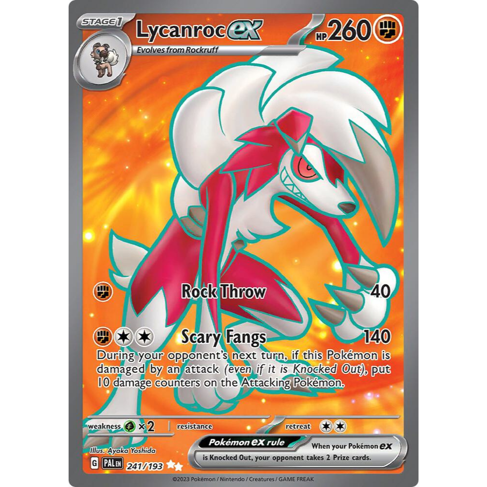 Lycanroc ex 241/193 Full Art NM