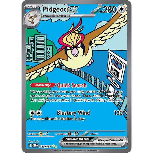 Pidgeot ex 225/197 SIR NM