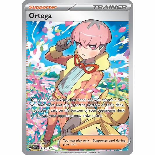 Ortega 219/197 Full Art NM