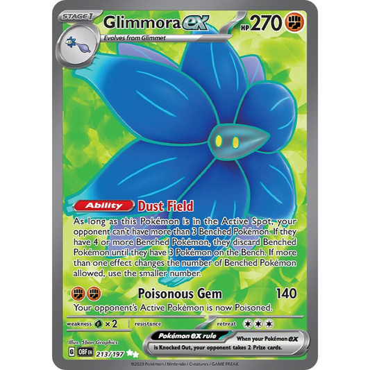 Glimmora ex 213/197 Full Art NM