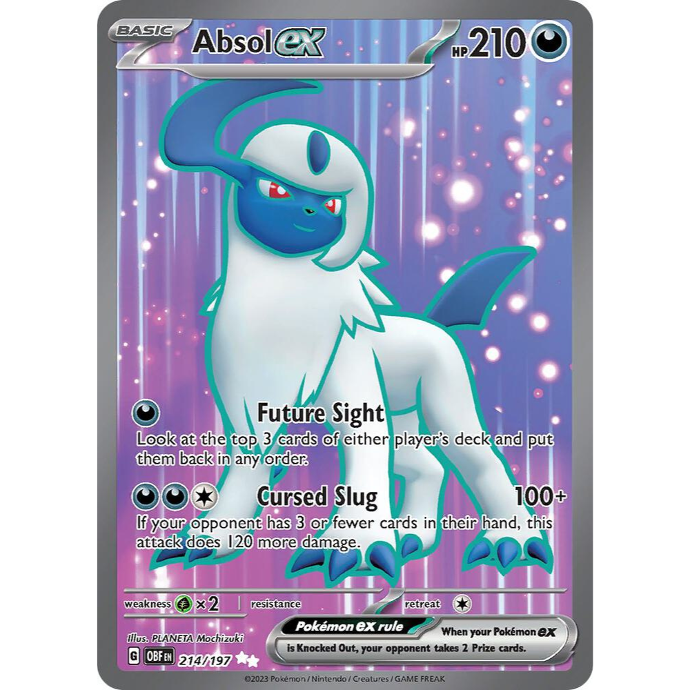 Absol ex 214/197 Full Art NM