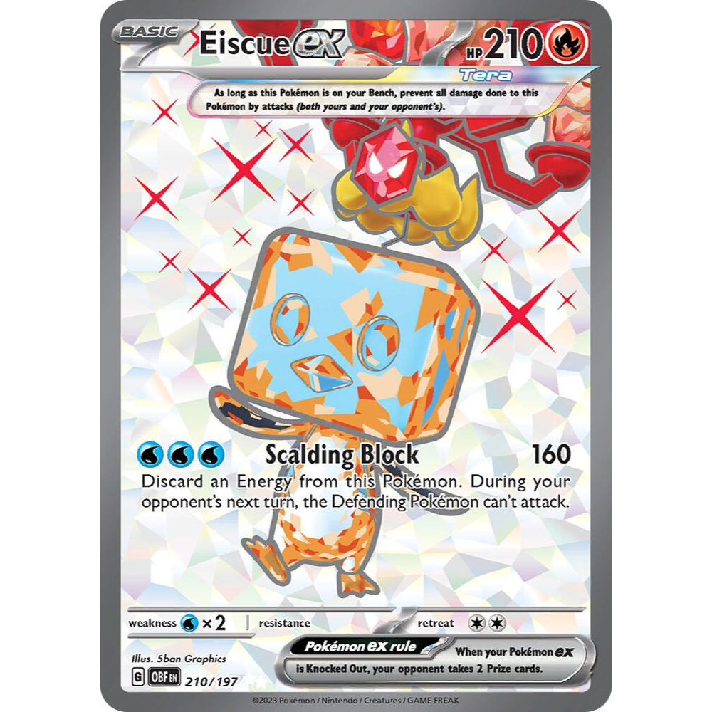 Eiscue ex 210/197 Full Art NM