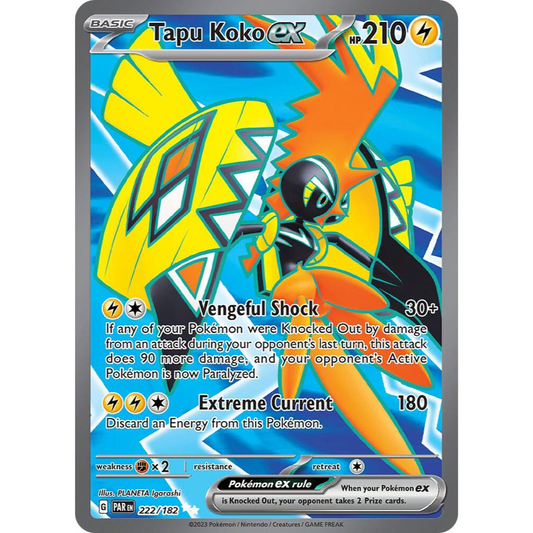 Tapu Koko ex 222/182 Full Art NM