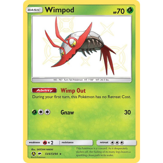 Wimpod SV4/SV94 Shiny Rare NM