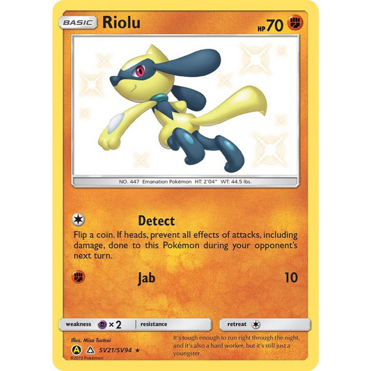 Riolu SV21/SV94 Shiny Rare NM