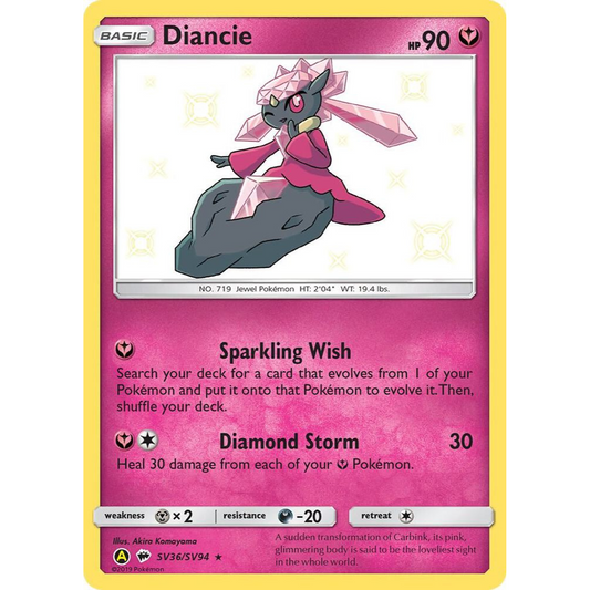 Diancie SV36/SV94 Shiny Rare NM