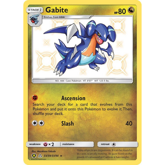 Gabite SV39/SV94 Shiny Rare NM