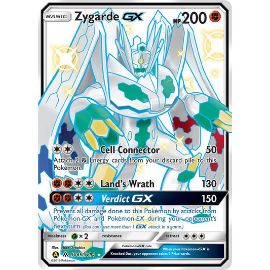 Zygarde GX SV65/SV94 Shiny Full Art NM