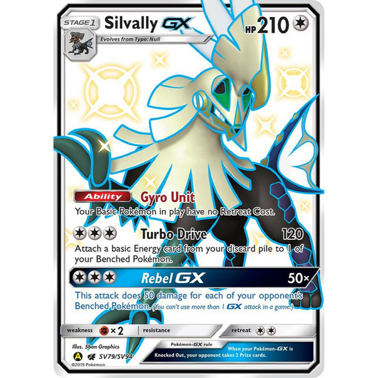 Silvally GX SV79/SV94 Shiny Full Art Hidden Fates NM