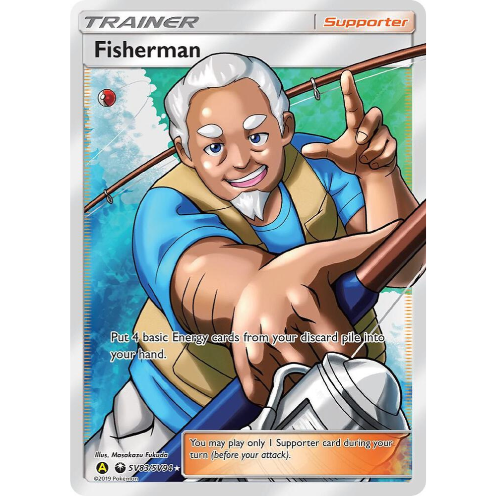 Fisherman SV83/SV94 Full Art Trainer NM