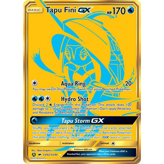 Tapu Fini GX SV92/SV94 Hyper Rare NM