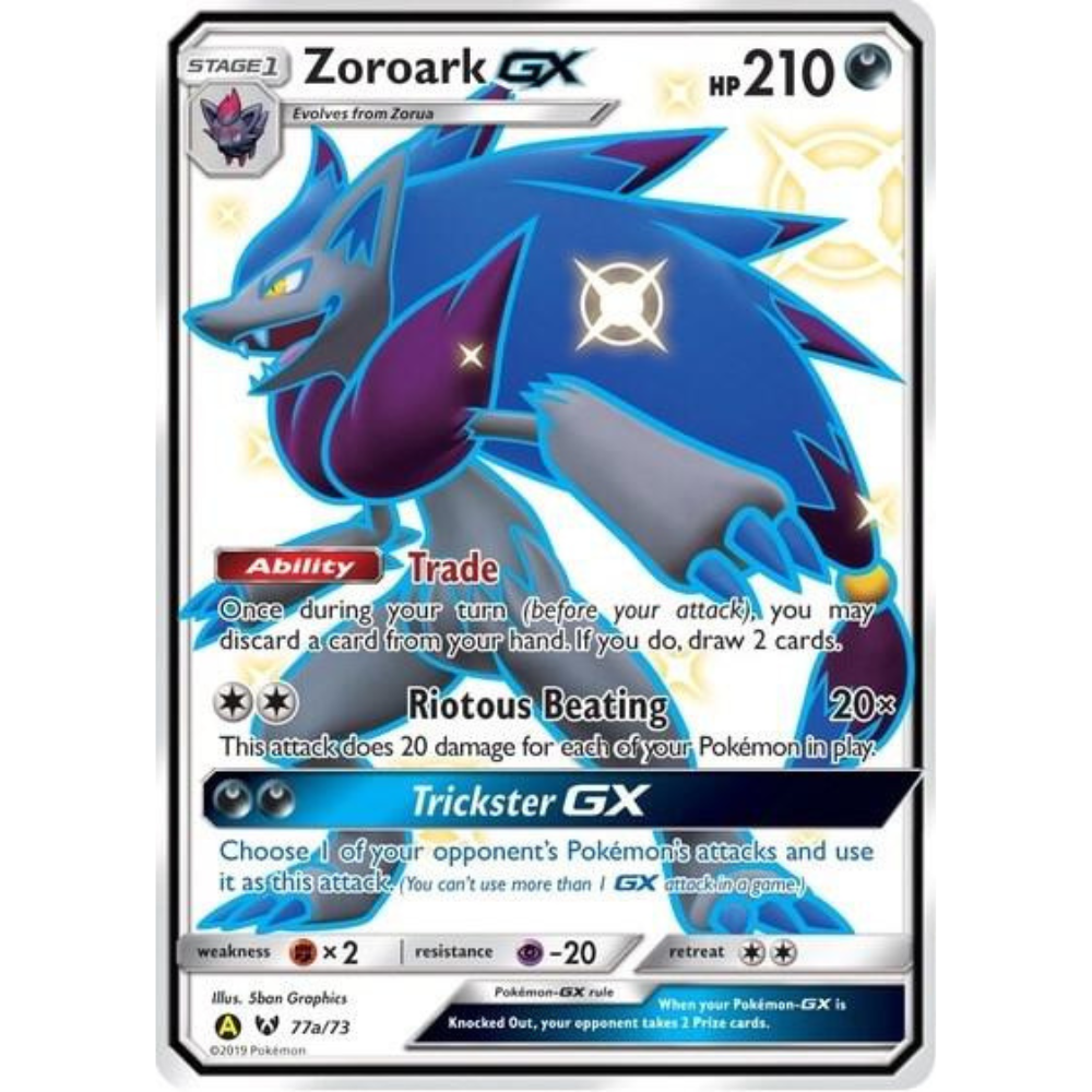 Zoroark GX 77a/73 Shiny Full Art NM