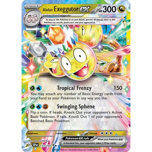 Alolan Exeggutor ex 133/191 NM