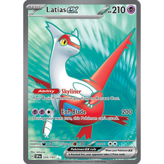 Latias ex 220/191 Full Art NM