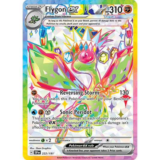 Flygon ex 222/191 Full Art NM