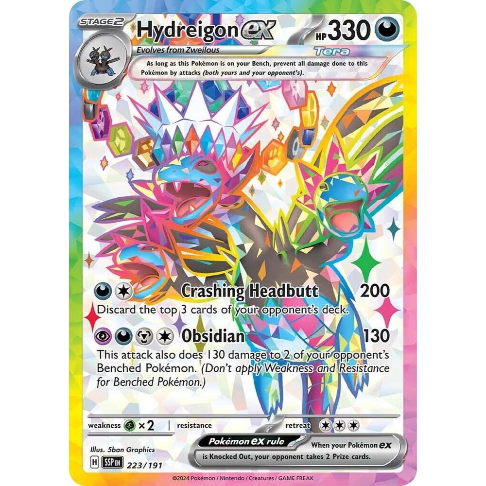 Hydreigon ex 223/191 Full Art NM