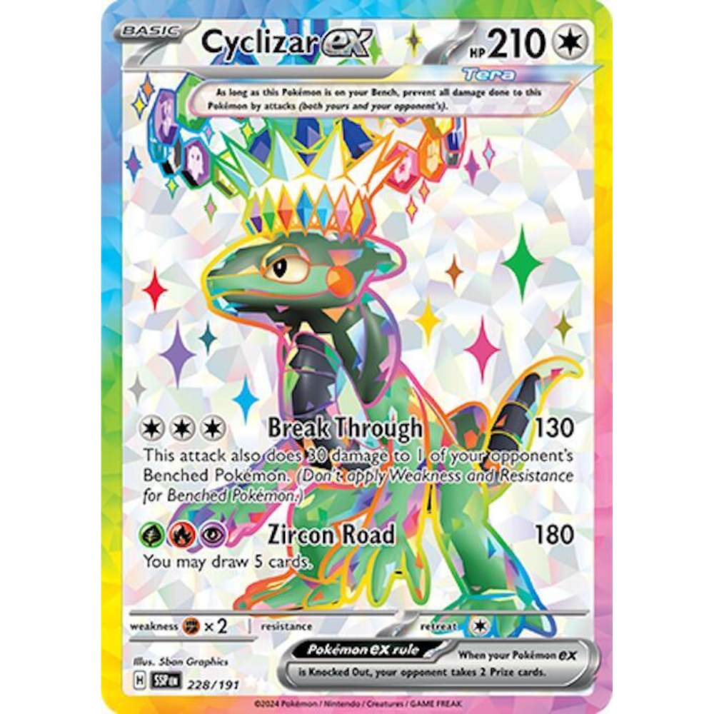 Cyclizar ex 228/191 Full Art NM