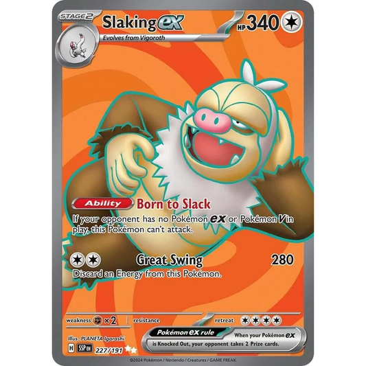 Slaking ex 227/191 Full Art NM