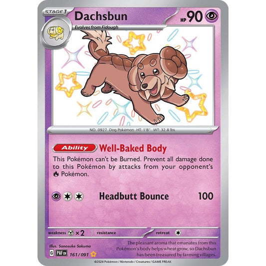 Dachsbun 161/091 Shiny Rare NM