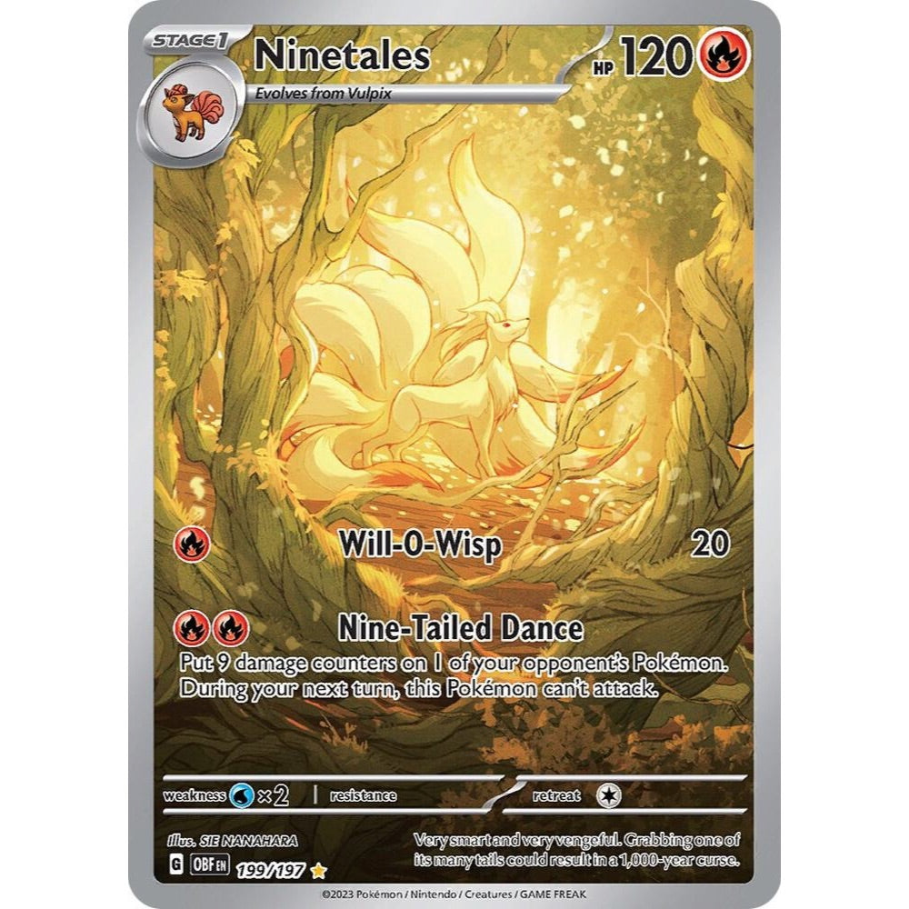 Ninetales 199/197 IR NM