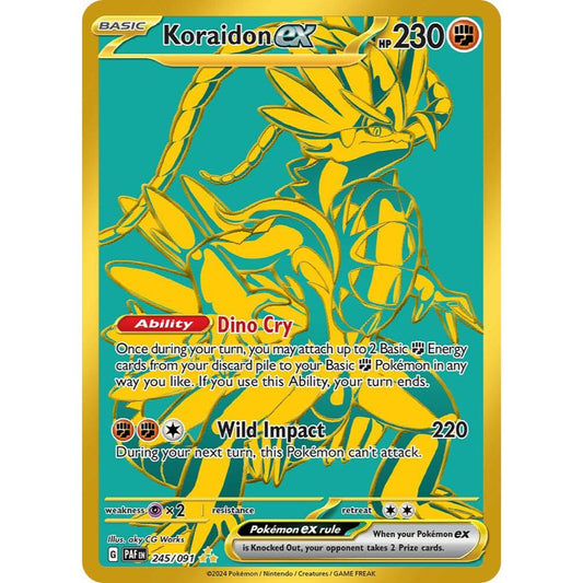 Koraidon ex 245/091 Hyper Rare NM