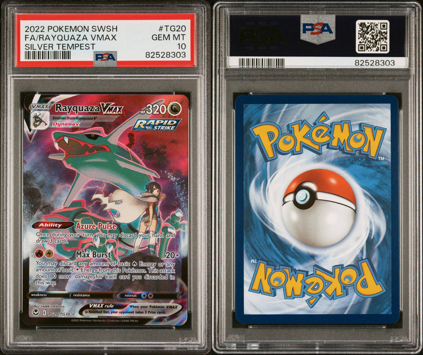 Rayquaza VMAX TG20/TG30 PSA 10