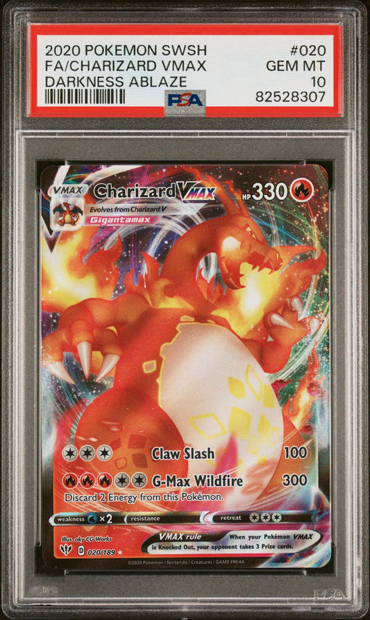 Charizard VMAX 020/189 PSA 10