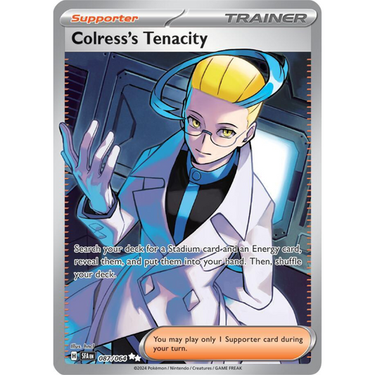 Colress’s Tenacity 087/064 Full Art NM