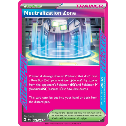 Neutralization Zone 060/064 Ace Spec Trainer NM