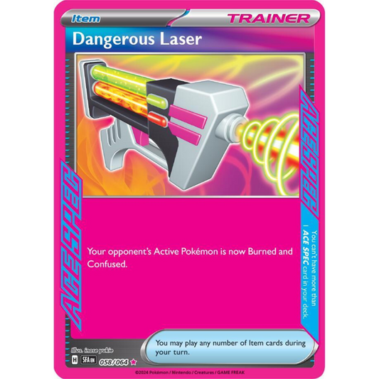 Dangerous Laser 058/064 Ace Spec Trainer NM