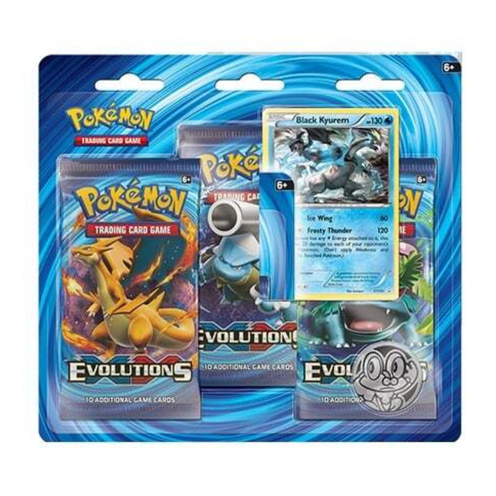 XY Evolutions 3 Pack Blister