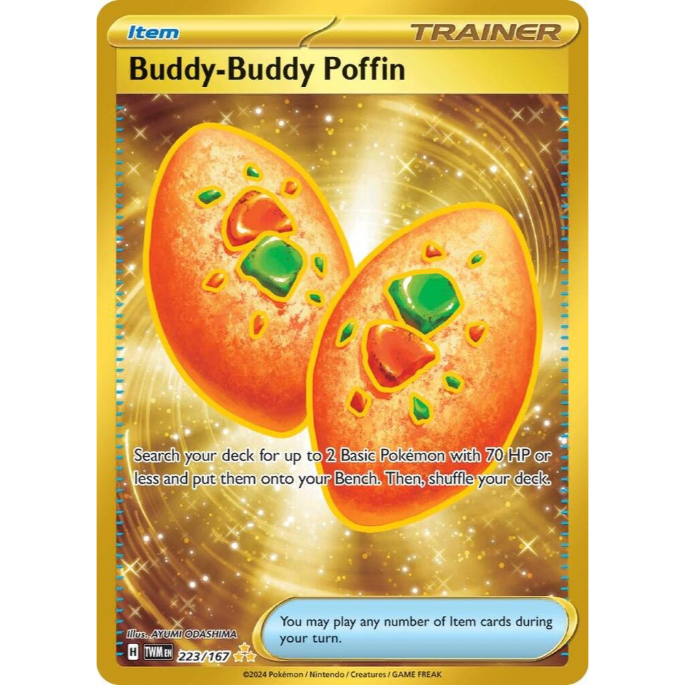 Buddy-Buddy Poffin 223/167 Hyper Rare NM