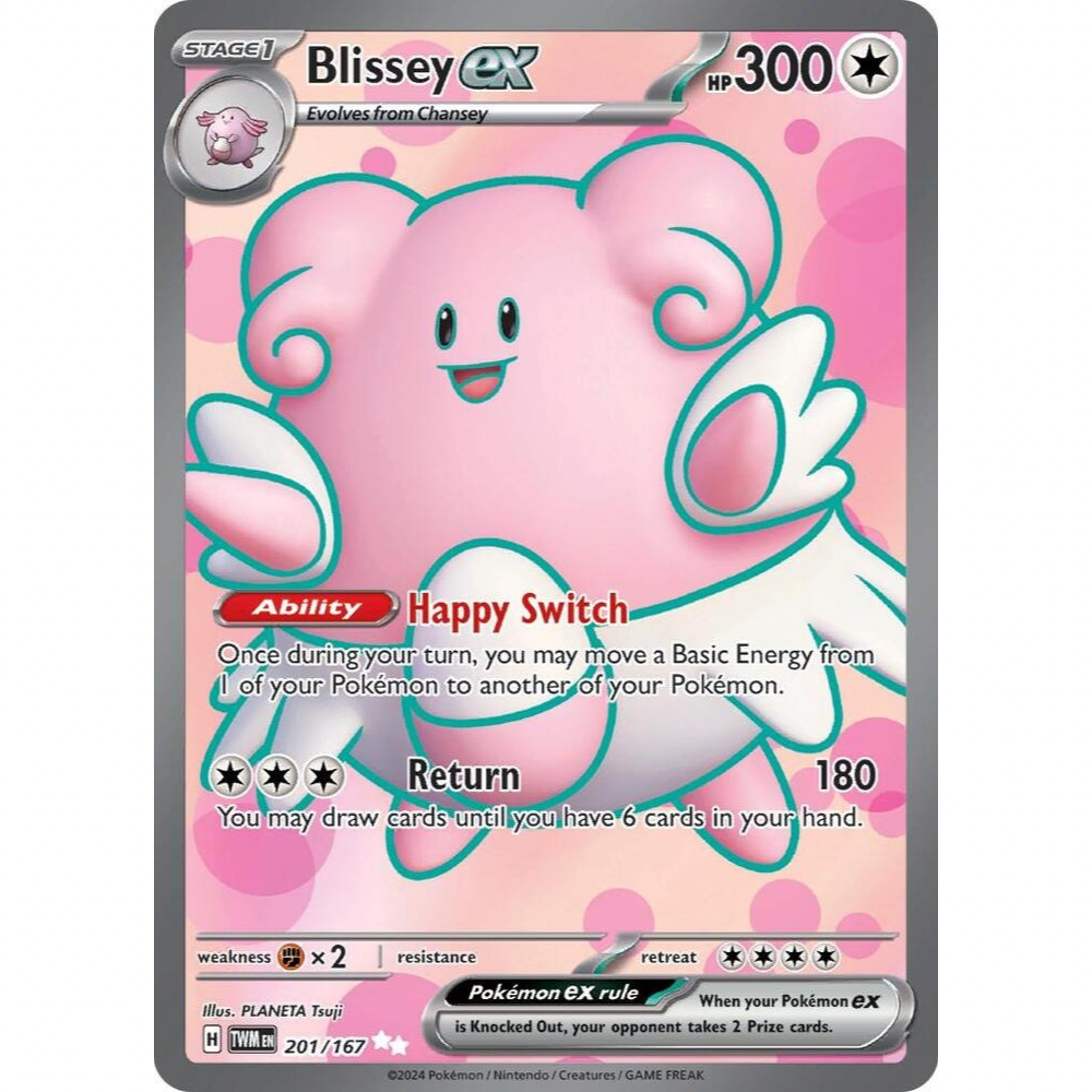 Blissey ex 201/167 Full Art NM