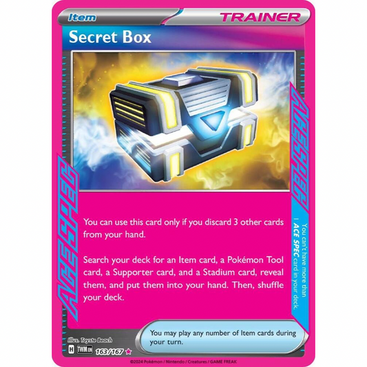 Secret Box 163/167 Ace Spec Trainer NM