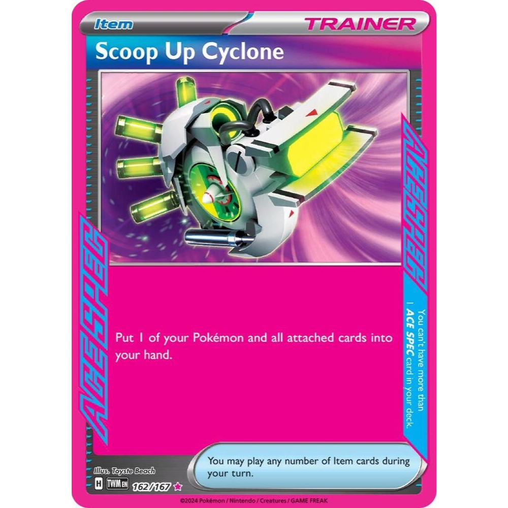 Scoop Up Cyclone 162/167 Ace Spec Trainer NM