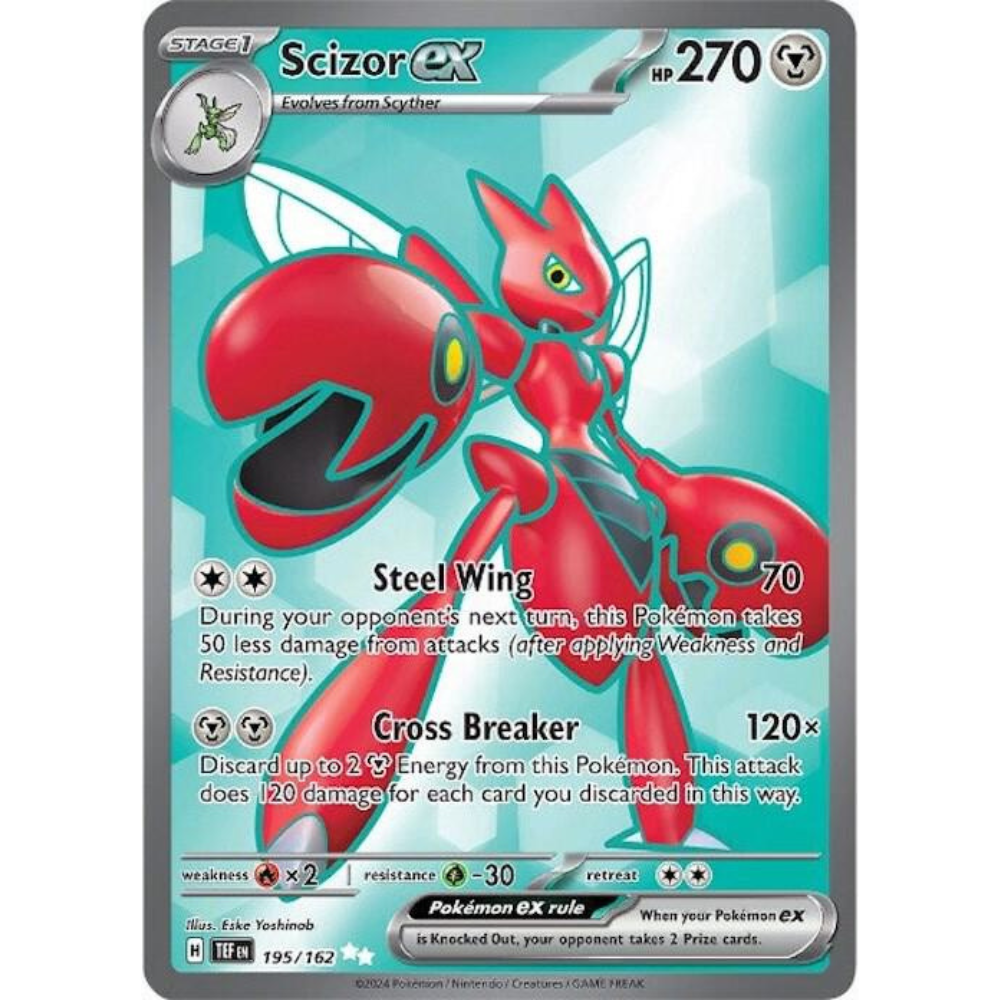 Scizor ex 195/162 Full Art NM